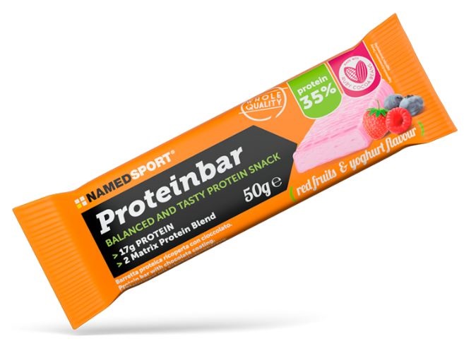 PROTEINBAR RED FRUITS & YOGHURT BARRETTA 50 G - farmasorriso.com