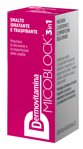 DERMOVITAMINA MICOBLOCK 3 IN 1 SMALTO IDRATANTE E TRASPIRANTE FUCSIA 5 ML - farmasorriso.com