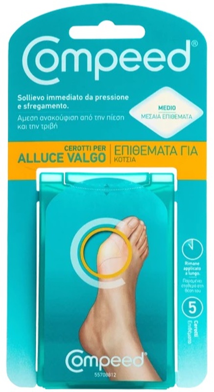 COMPEED CEROTTI PER ALLUCE VALGO 5 PEZZI - farmasorriso.com