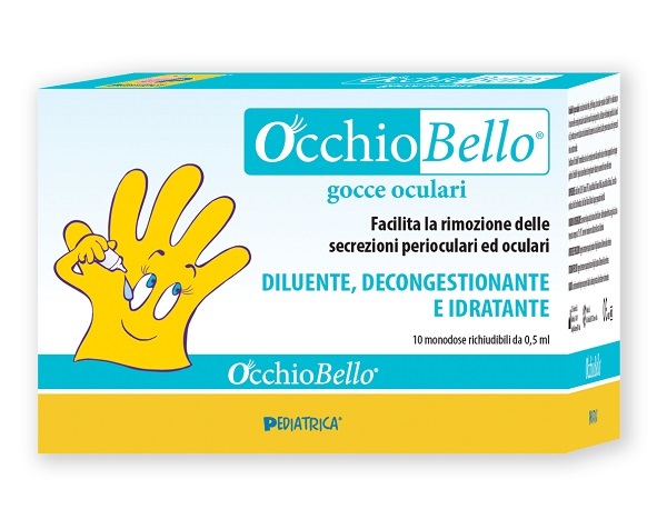 OCCHIOBELLO GOCCE OCULARI 10 FLACONCINI MONODOSE RICHIUDIBILI DA 0,5 ML - farmasorriso.com