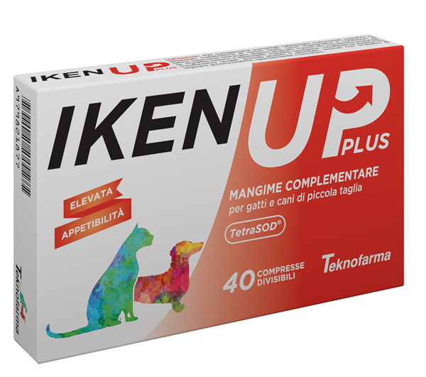 IKEN UP PLUS CANI GATTI PICCOLA TAGLIA SCATOLA 40 COMPRESSE - farmasorriso.com