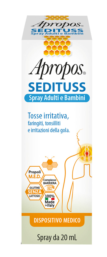 APROPOS SEDITUSS SPRAY ADULTI/BAMBINI 20 ML - farmasorriso.com