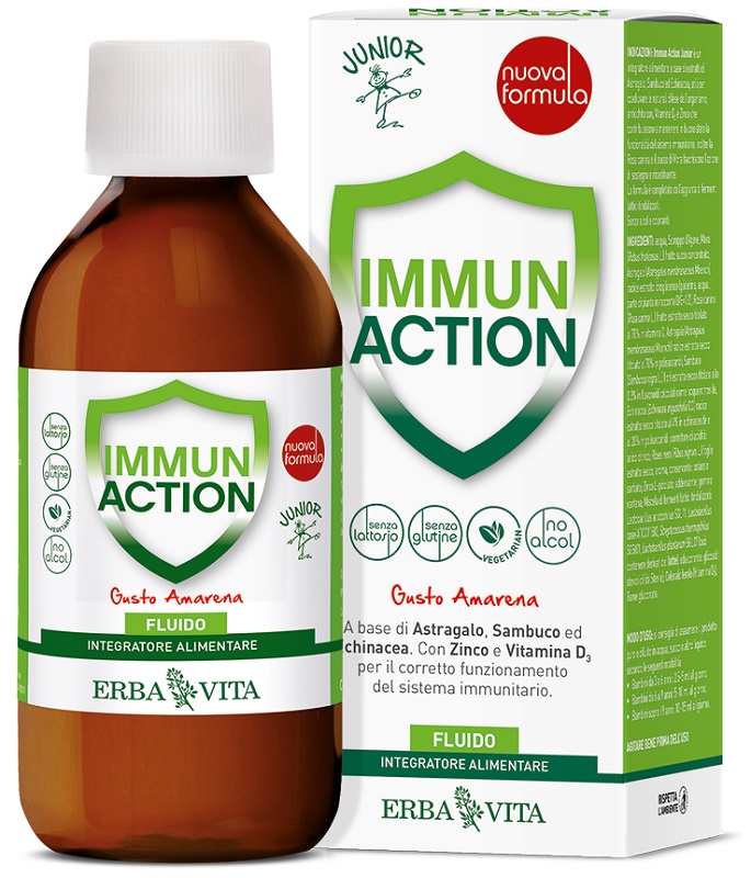 IMMUN ACTION FLUIDO JUNIOR 200 ML - farmasorriso.com