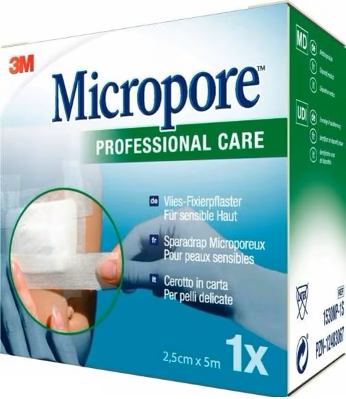 CEROTTO IN CARTA 3M MICROPORE SURGICAL TAPE M5X25MM REFILL - farmasorriso.com