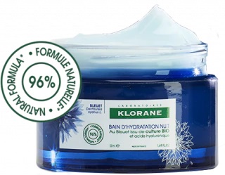 KLORANE CREMA IDRATANTE NOTTE FIORDALISO ACIDO IALURONICO 50 ML - farmasorriso.com