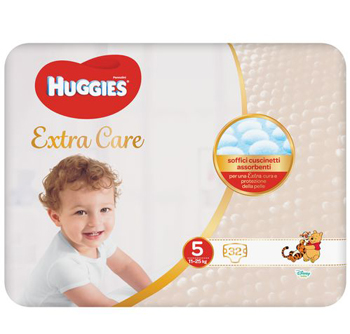 HUGGIES EXTRA CARE GRANDE 5 32 PEZZI - farmasorriso.com