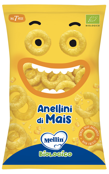 MELLIN SNACK BIO ANELLINI MAIS 15 G - farmasorriso.com