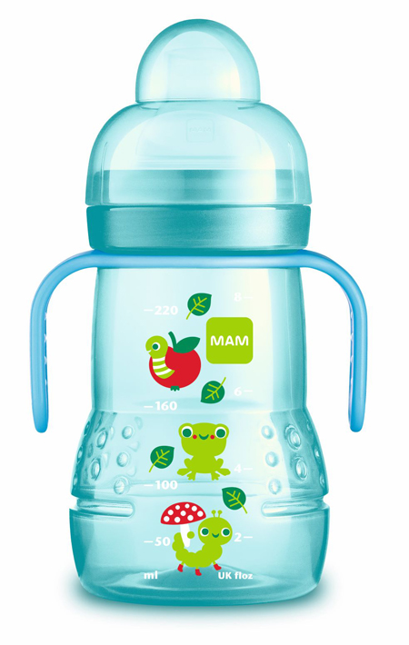 MAM TRAINER 220 ML 4+ BECCUCCIO SOFT SILICONE FEMMINA - farmasorriso.com