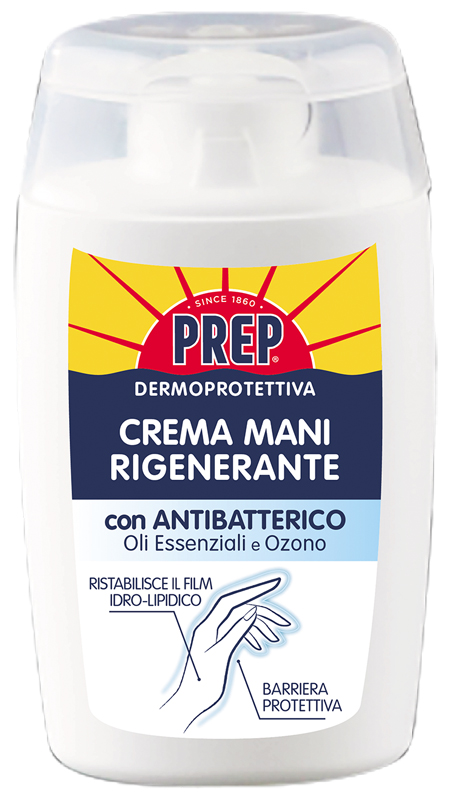 PREP CREMA MANI RIGENERANTE CON ANTIBATTERICO 100 ML - farmasorriso.com