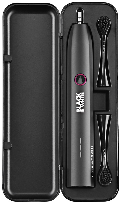 CURAPROX HYDROSONIC BLACK IS WHITE SPAZZOLINO SONICO - farmasorriso.com