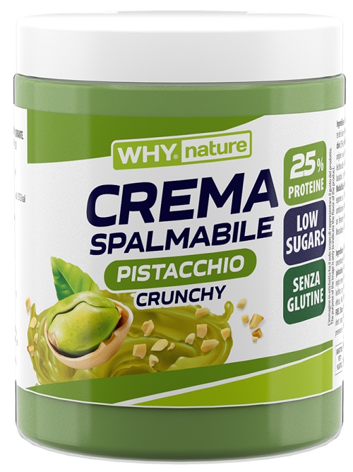 WHYNATURE CREMA SPALMABILE PISTACCHIO CRUNCHY 300 G - farmasorriso.com