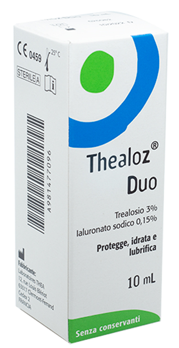 SOLUZIONE OCULARE THEALOZ DUO 10 ML - farmasorriso.com