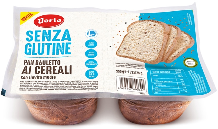 DORIA PAN BAULETTO CEREALI 2 PEZZI DA 175 G - farmasorriso.com