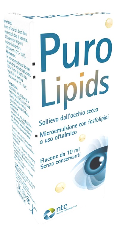 MICROEMULSIONE OFTALMICA PURO LIPIDS 10 ML - farmasorriso.com