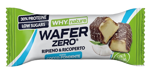 WHYNATURE WAFER ZERO COCCO FONDENTE 35 G - farmasorriso.com