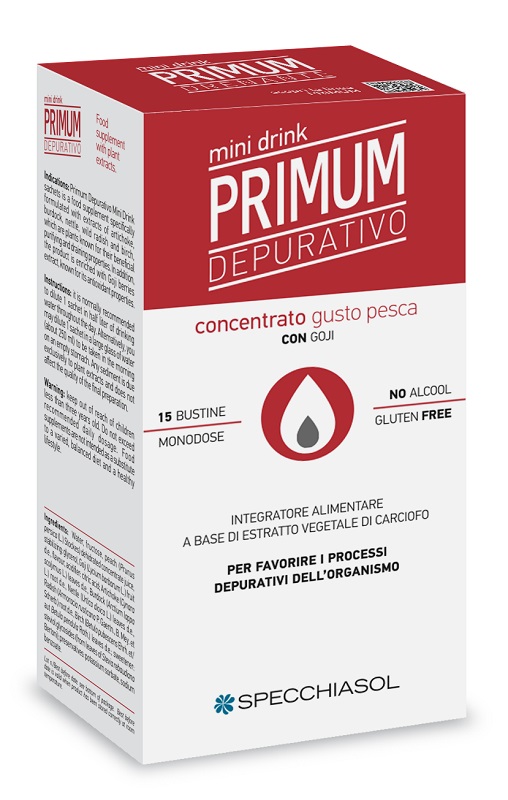 PRIMUM DEPURATIVO MINIDRINK PESCA 15 STICK DA 10 ML - farmasorriso.com