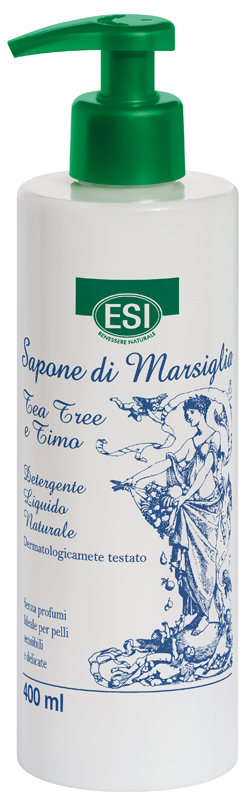 ESI SAPONE MARSIGLIA TEA TREE E TIMO 400 ML - farmasorriso.com