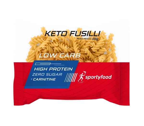 SPORTYFOOD KETO FUSILLI 50 G - farmasorriso.com