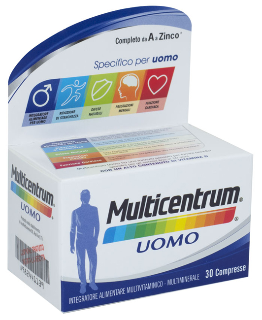 MULTICENTRUM UOMO 30 COMPRESSE - farmasorriso.com