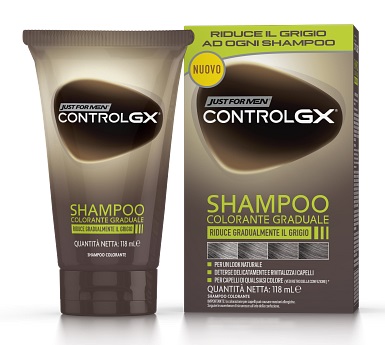 JUST FOR MEN CONTROL GX SHAMPOO COLORANTE GRADUALE 150 ML - farmasorriso.com