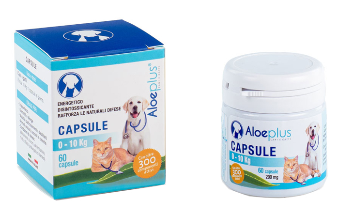 ALOEPLUS CAPSULE CANI/GATTI 0-10 KG - farmasorriso.com