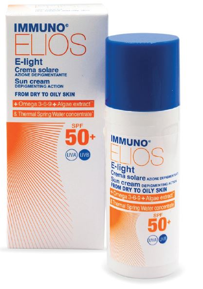 IMMUNO ELIOS CREAM E-LIGHT SPF50+ LIGHTENING 40 ML - farmasorriso.com