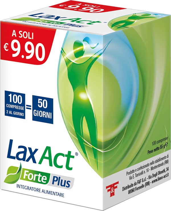 LAX ACT FORTE PLUS 100 COMPRESSE - farmasorriso.com