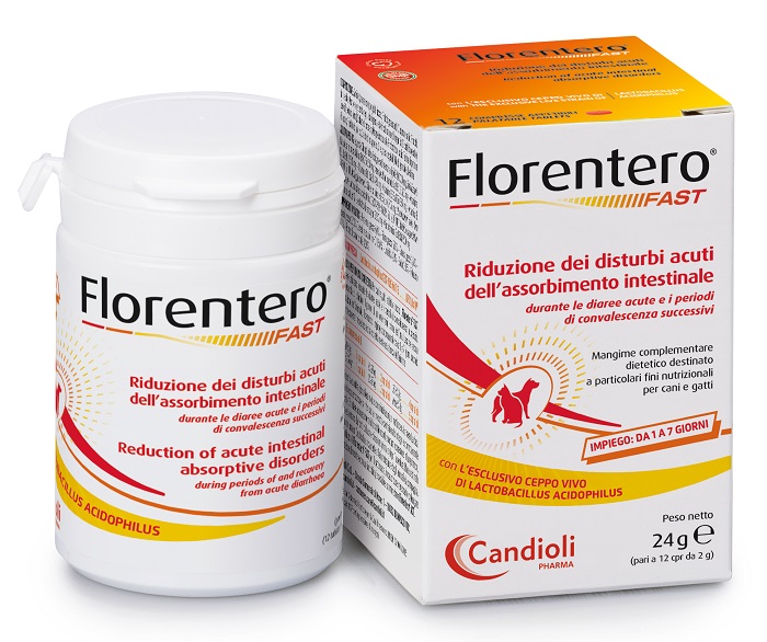 FLORENTERO FAST BARATTOLO DA 12 COMPRESSE APPETIBILI DA 2 G - farmasorriso.com
