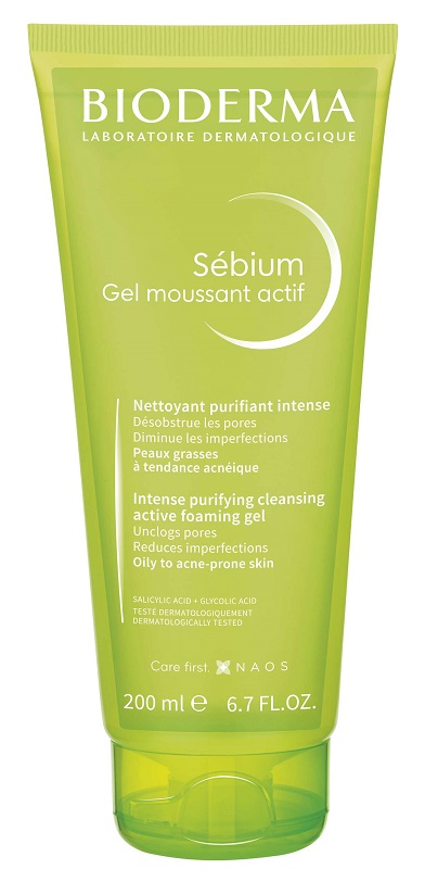 SEBIUM GEL MOUSSANT ACTIF 200 ML - farmasorriso.com