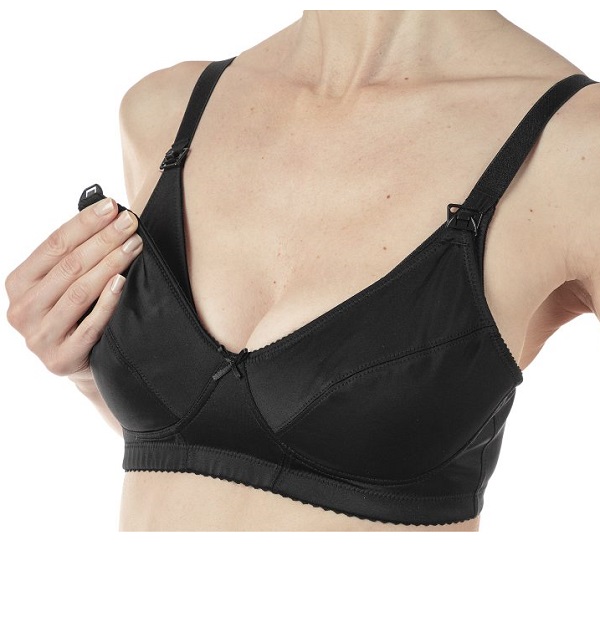MAMMY REGGISENO MICROFIBRA ALLATTAMENTO BLACK 5D - farmasorriso.com