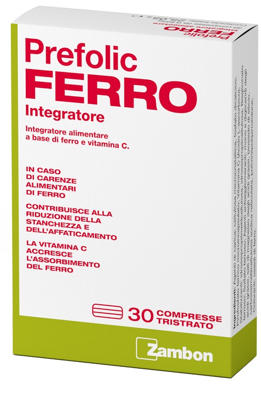 PREFOLIC FERRO 30 COMPRESSE - farmasorriso.com