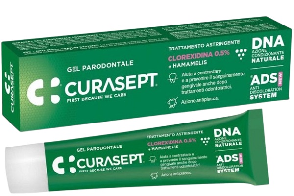 CURASEPT GEL PARODONTALE ADS DNA TRATTAMENTO ASTRINGENTE 30 ML - farmasorriso.com
