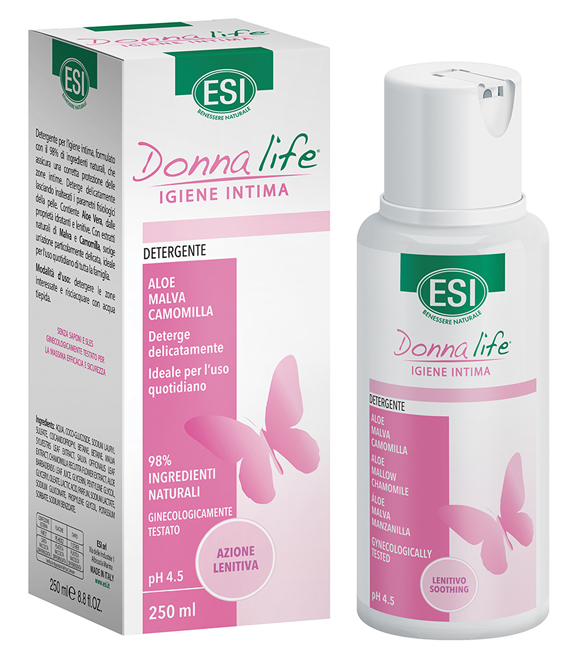 ESI DONNA LIFE DETERGENTE INTIMO LENITIVO 250 ML - farmasorriso.com