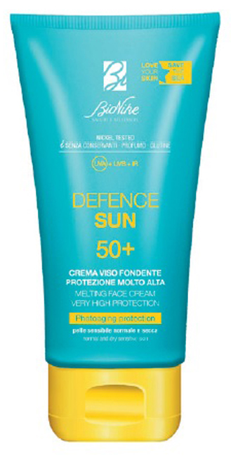 DEFENCE SUN CREMA VISO FONDENTE 50+ 50 ML - farmasorriso.com