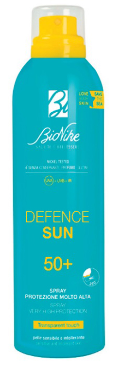 DEFENCE SUN SPRAY TRANSPARENT TOUCH 50+ 200 ML - farmasorriso.com