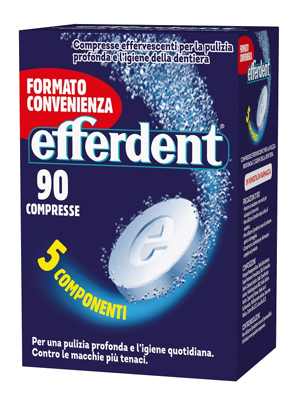 EFFERDENT 90 COMPRESSE EFFERVESCENTI - farmasorriso.com