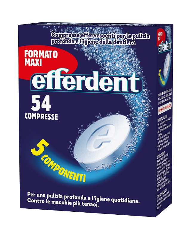 EFFERDENT 54 COMPRESSE EFFERVESCENTI - farmasorriso.com