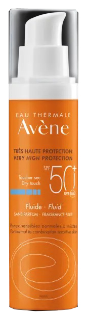 AVENE SOL FLUIDO SPF50+ SENZA PROFUMO NUOVA FORMULA 50 ML - farmasorriso.com