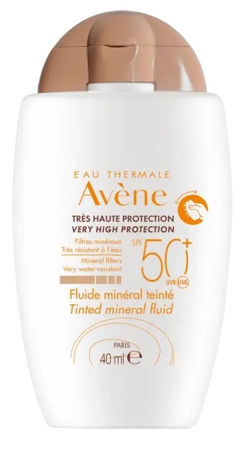 AVENE SOL FLUIDO MINERALE SPF50+ COLORATO NUOVA FORMULA 40 ML - farmasorriso.com