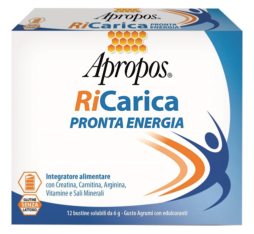 APROPOS RICARICA PRONTA ENERGIA 12 BUSTINE 6 G - farmasorriso.com