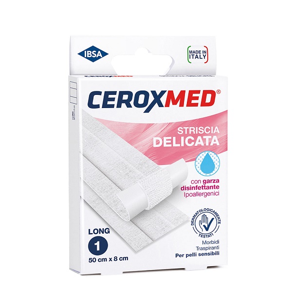 STRISCIA CEROXMED DELICATA 50X8 CM 1 PEZZO - farmasorriso.com