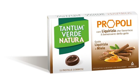 TANTUM VERDE NATURA 15 PASTIGLIE LIQUIRIZIA - farmasorriso.com