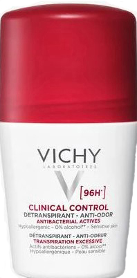 VICHY DEODORANTE CLINICAL CONTROL 96H ROLL 50 ML - farmasorriso.com
