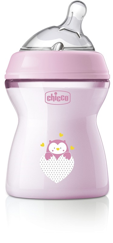 CHICCO BIBERON NAT FEEL PP 2M+ 250 ML BIMBA - farmasorriso.com