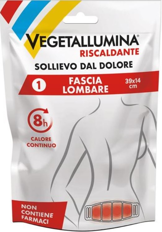 VEGETALLUMINA FASCIA LOMBARE RISCALDANTE 1 PEZZO - farmasorriso.com
