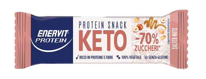 ENERVIT PROTEIN KETO SNACK SALTED NUTS 35 G - farmasorriso.com