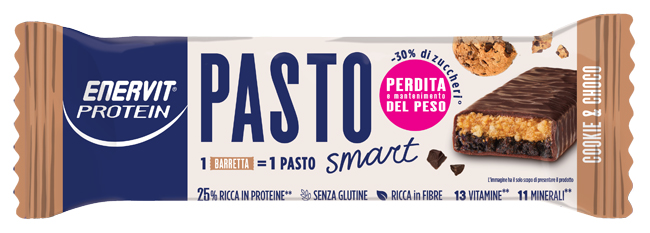 ENERVIT PROTEIN PASTO SOSTITUTIVO COOKIE CHOKO 55 G - farmasorriso.com