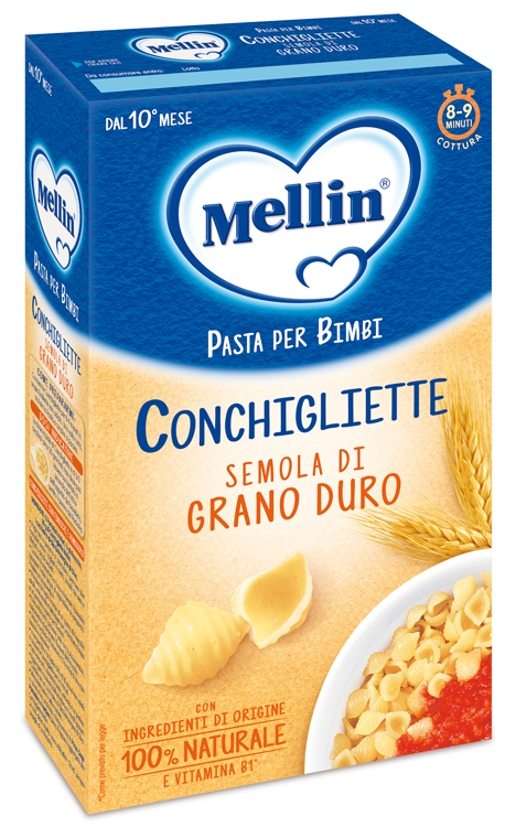 MELLIN CONCHIGLIETTE 100% GRANO DURO 280 G - farmasorriso.com