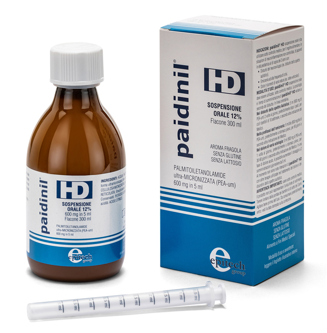 PAIDINIL HD SOSPENSIONE ORALE 12% AROMA FRAGOLA 300 ML - farmasorriso.com