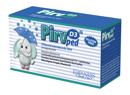 PIRV D3 PED 10 FLACONI MONODOSE - farmasorriso.com